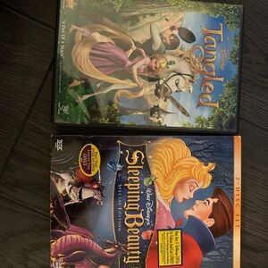 Disney DVD Set with Tangled and Sleeping Beauty